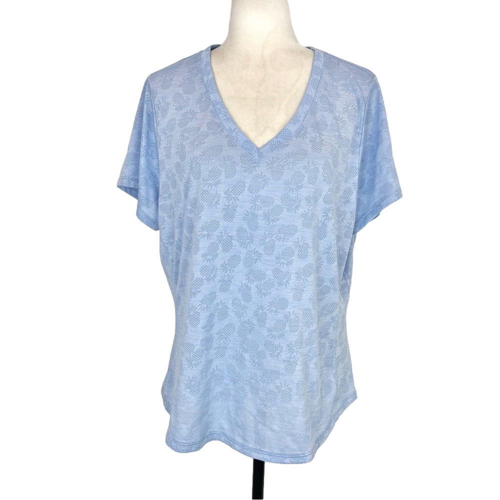 Tommy Bahama blue pineapple t-shirt